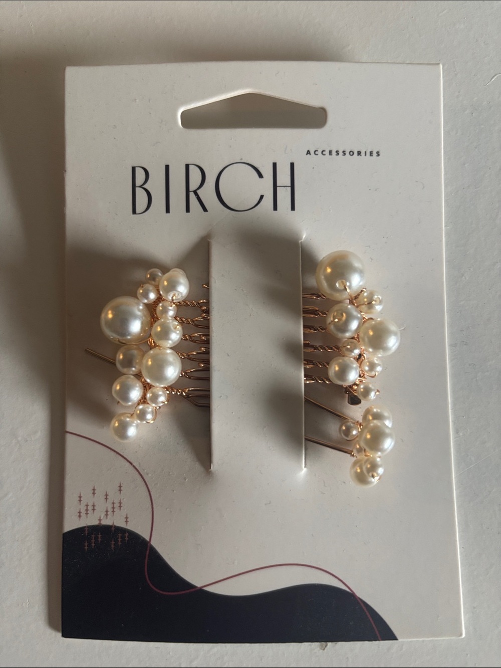 Pearl Cluster Hair Pins